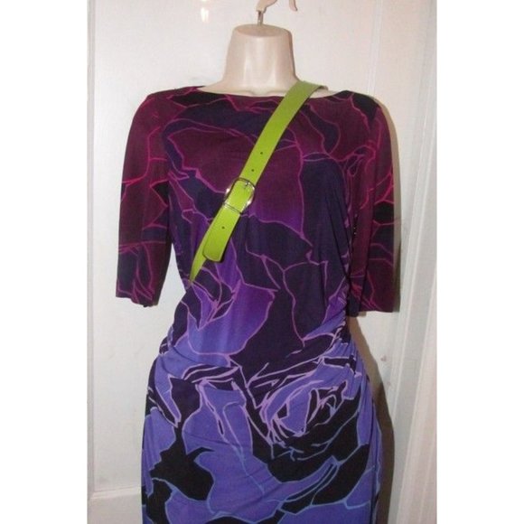 Gucci Vintage Bamboo Line Triangular Navy Blue Leather Backpack - Picture 12 of 12